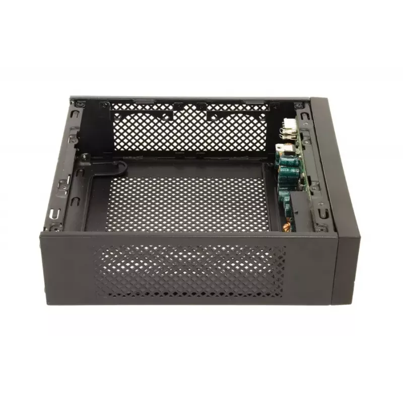 Korpusas CHIEFTEC IX-01B-OP Small Form Factor SFF Mini-ITX, 1×3,5 colio vieta, plienas, juodas