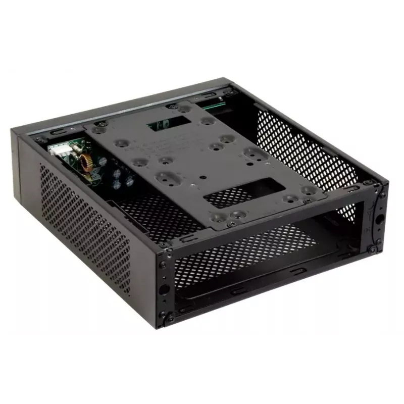 Korpusas CHIEFTEC IX-01B-OP Small Form Factor SFF Mini-ITX, 1×3,5 colio vieta, plienas, juodas