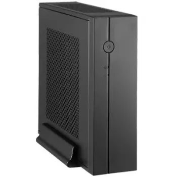Korpusas CHIEFTEC IX-01B-OP Small Form Factor SFF Mini-ITX, 1×3,5 colio vieta, plienas, juodas