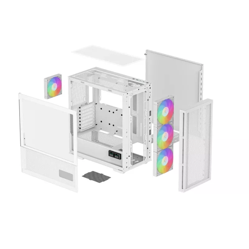 DEEPCOOL CH560 DIGITAL WH Midi Tower Korpusas Baltas