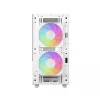 Korpusas DeepCool CH360 micro ATX baltas – grūdintas stiklas, 2x140mm priekiniai ventiliatoriai, USB-C, palaiko GPU iki 320 mm