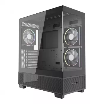 Kompiuterio korpusas GEMBIRD Fornax X550, ATX, juodas