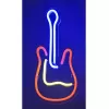 LED neoninis ženklas ActiveJet AJE-NEON GUITAR daugiaspalvis USB 5V, 240×176×20 mm, montuojamas ant paviršiaus