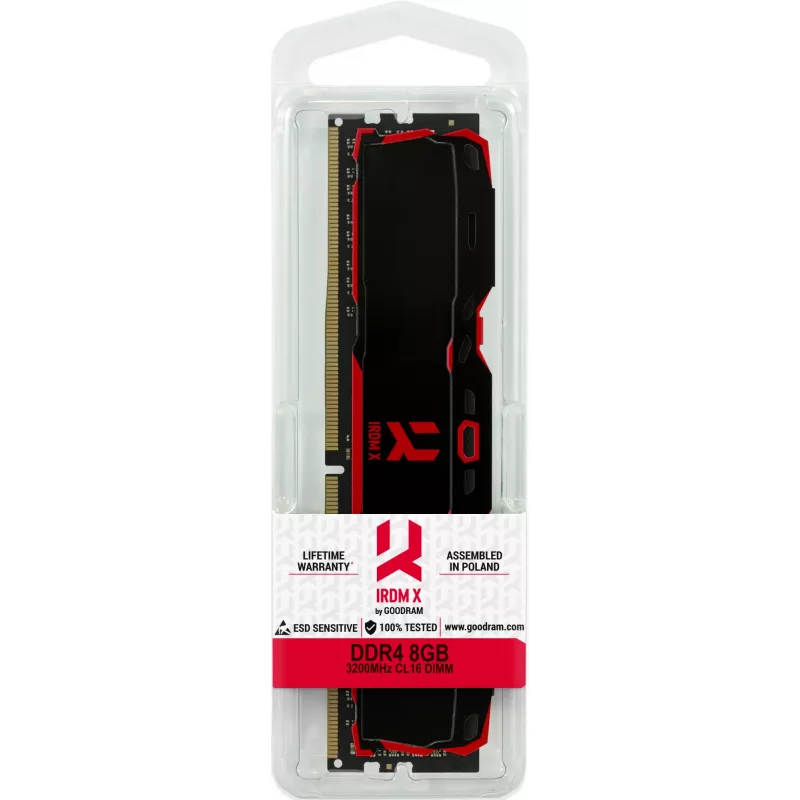 GOODRAM IRDM X 8 GB DDR4 3200 MHz 288-pin DIMM juoda