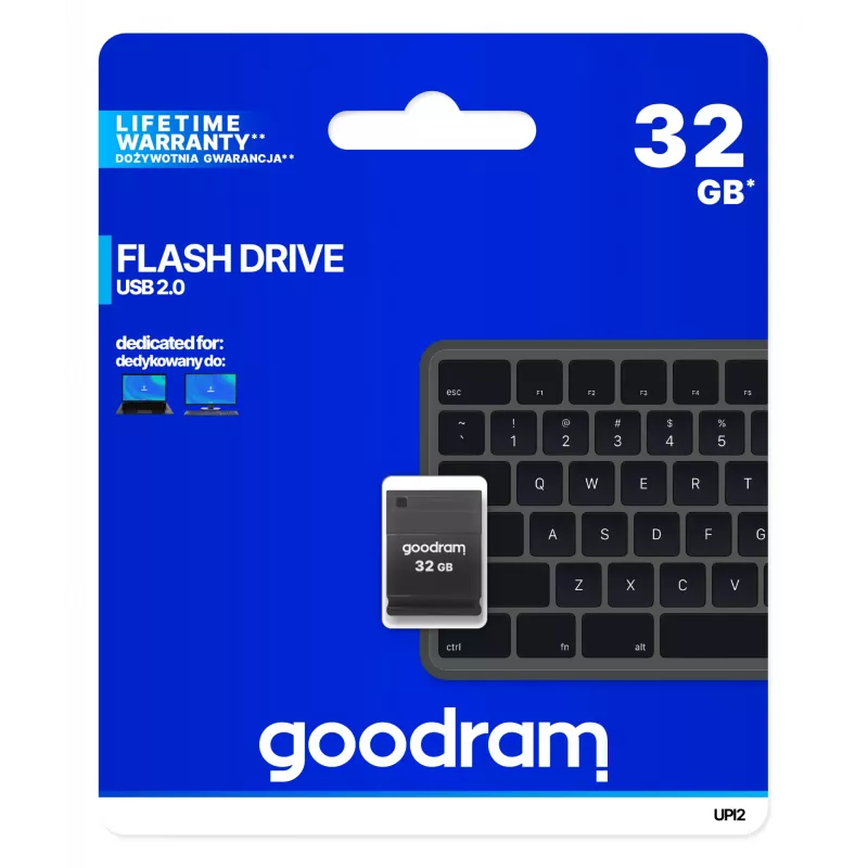 Goodram UPI2 USB atmintukas 32 GB USB Type-A 2.0 Juodas