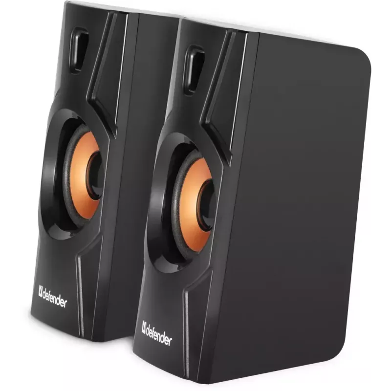 Staliniai laidiniai garsiakalbiai DEFENDER Aurora S8 — 2.0, 8 W RMS, USB maitinimas, 3,5 mm, juodi