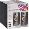 Staliniai laidiniai garsiakalbiai DEFENDER Aurora S8 — 2.0, 8 W RMS, USB maitinimas, 3,5 mm, juodi