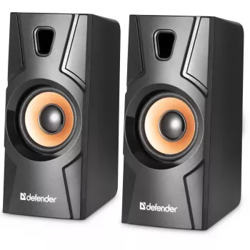 Staliniai laidiniai garsiakalbiai DEFENDER Aurora S8 — 2.0, 8 W RMS, USB maitinimas, 3,5 mm, juodi