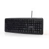 GEMBIRD KB-U-103 standartinė klaviatūra, laidinė USB, juoda, QWERTY US/Int