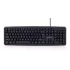 GEMBIRD KB-U-103 standartinė klaviatūra, laidinė USB, juoda, QWERTY US/Int