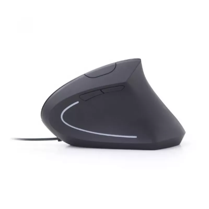 GEMBIRD MUS-ERGO-01 Optinė pelė – ergonominė, 6 mygtukai, USB, juoda