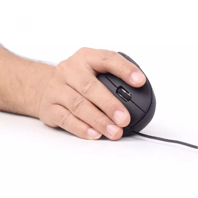GEMBIRD MUS-ERGO-01 Optinė pelė – ergonominė, 6 mygtukai, USB, juoda
