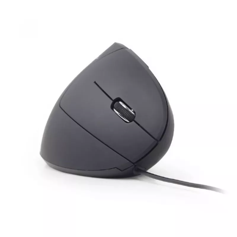 GEMBIRD MUS-ERGO-01 Optinė pelė – ergonominė, 6 mygtukai, USB, juoda