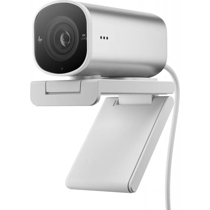 HP 960 4K srautinio transliavimo internetinė kamera, 8 MP, 3840 x 2160 pikselių, 4K Ultra HD, 30 kadrų/s, 5x, skirta namams