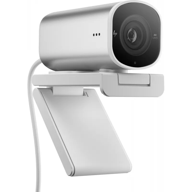 HP 960 4K srautinio transliavimo internetinė kamera, 8 MP, 3840 x 2160 pikselių, 4K Ultra HD, 30 kadrų/s, 5x, skirta namams