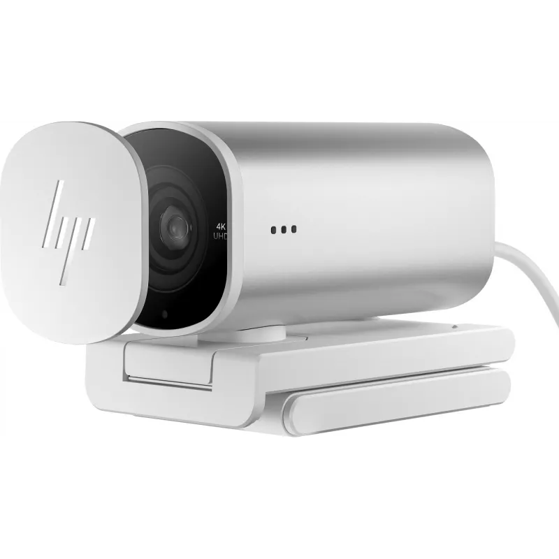 HP 960 4K srautinio transliavimo internetinė kamera, 8 MP, 3840 x 2160 pikselių, 4K Ultra HD, 30 kadrų/s, 5x, skirta namams