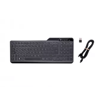 HP 400 apšviesta laidinė klaviatūra, pilno dydžio (100 %), laidinė, USB, mechaninė, QWERTY išdėstymas, juoda