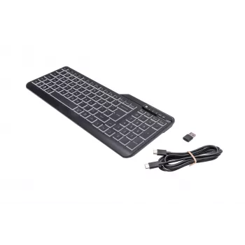 HP 400 apšviesta laidinė klaviatūra, pilno dydžio (100 %), laidinė, USB, mechaninė, QWERTY išdėstymas, juoda