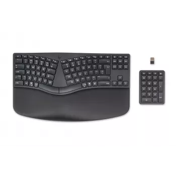 HP 960 ergonominė belaidė klaviatūra, pilno dydžio (100 %), belaidė, RF Wireless + Bluetooth, membraninė, QWERTY, juoda