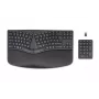 HP 960 ergonominė belaidė klaviatūra, pilno dydžio (100 %), belaidė, RF Wireless + Bluetooth, membraninė, QWERTY, juoda