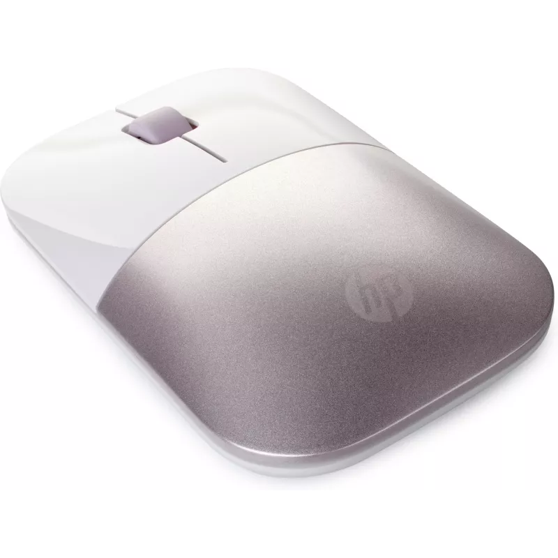 HP Wireless Mouse Z3700 - Baltas/Rožinis, Ambidekstrinis, RF belaidis, 1200 DPI, Rožinis, Baltas