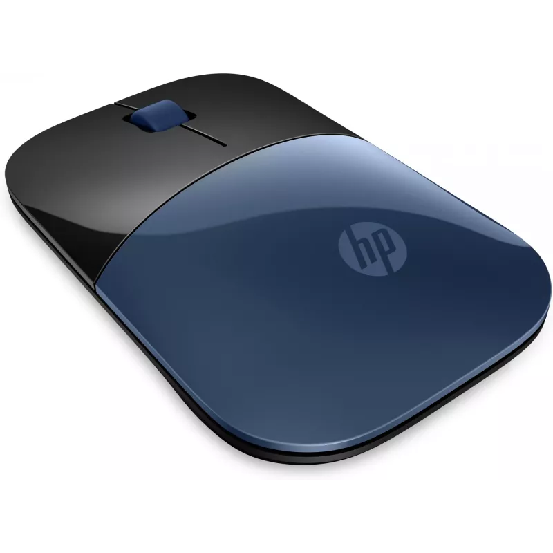 Belaidė pelė HP Wireless Mouse Z3700, ambidekstrinė, mėlynas LED, RF belaidis, 1200 DPI, juoda, mėlyna