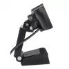 Manhattan USB vaizdo kamera, 2 MP, 1080p Full HD, USB-A, įmontuotas mikrofonas, reguliuojamas spaustukas, 30 kadrų per sekundę, juoda, trejų metų garantija