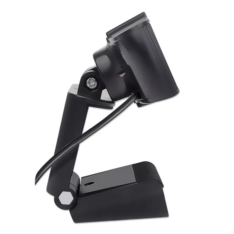 Manhattan USB vaizdo kamera, 2 MP, 1080p Full HD, USB-A, įmontuotas mikrofonas, reguliuojamas spaustukas, 30 kadrų per sekundę, juoda, trejų metų garantija