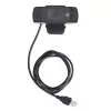 Manhattan USB vaizdo kamera, 2 MP, 1080p Full HD, USB-A, įmontuotas mikrofonas, reguliuojamas spaustukas, 30 kadrų per sekundę, juoda, trejų metų garantija