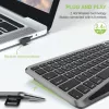 Techly ICTB9801TB belaidė klaviatūra RF Wireless + Bluetooth QWERTY JAV anglų juoda