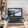 Techly ICTB9801TB belaidė klaviatūra RF Wireless + Bluetooth QWERTY JAV anglų juoda