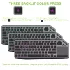 Techly ICTB9801TB belaidė klaviatūra RF Wireless + Bluetooth QWERTY JAV anglų juoda
