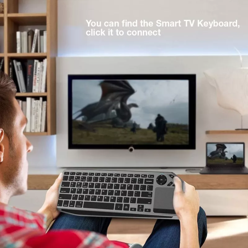 Techly ICTB9801TB belaidė klaviatūra RF Wireless + Bluetooth QWERTY JAV anglų juoda