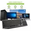 Techly ICTB9801TB belaidė klaviatūra RF Wireless + Bluetooth QWERTY JAV anglų juoda