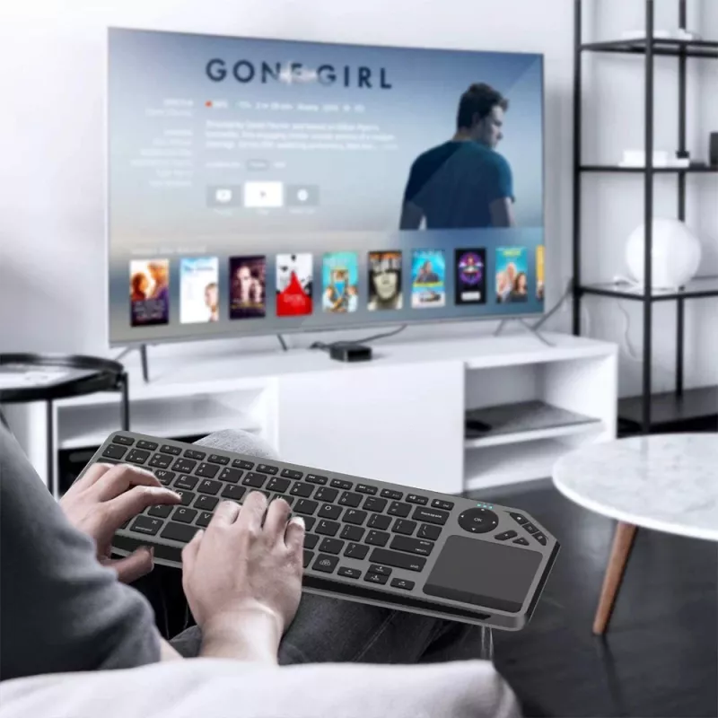 Techly ICTB9801TB belaidė klaviatūra RF Wireless + Bluetooth QWERTY JAV anglų juoda
