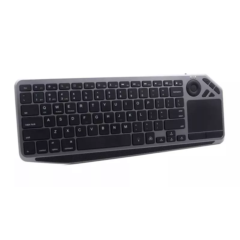 Techly ICTB9801TB belaidė klaviatūra RF Wireless + Bluetooth QWERTY JAV anglų juoda