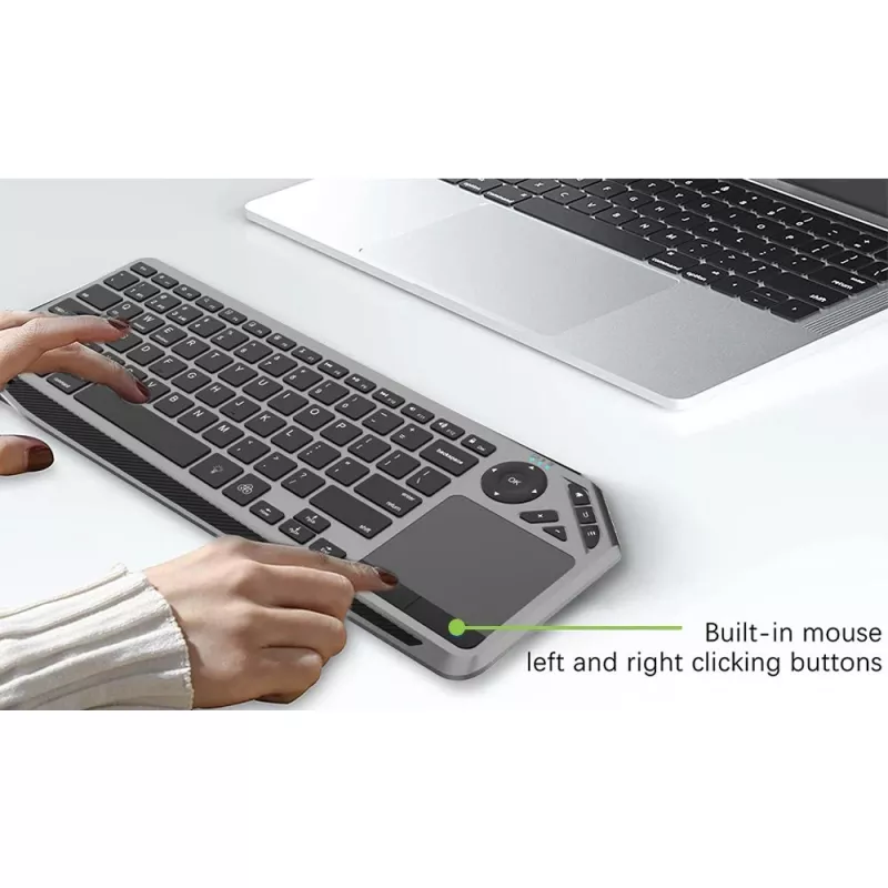 Techly ICTB9801TB belaidė klaviatūra RF Wireless + Bluetooth QWERTY JAV anglų juoda