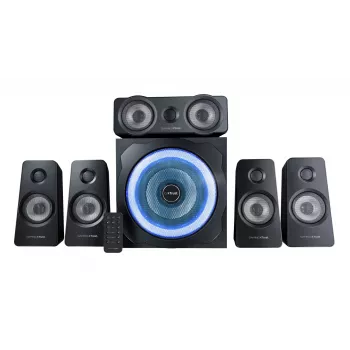 Trust GXT 658 Tytan 5.1 garsiakalbių rinkinys 90 W Universal Black 5.1 kanalų