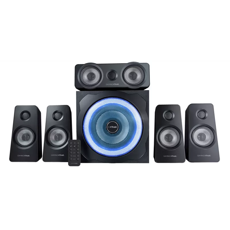 Trust GXT 658 Tytan 5.1 garsiakalbių rinkinys 90 W Universal Black 5.1 kanalų