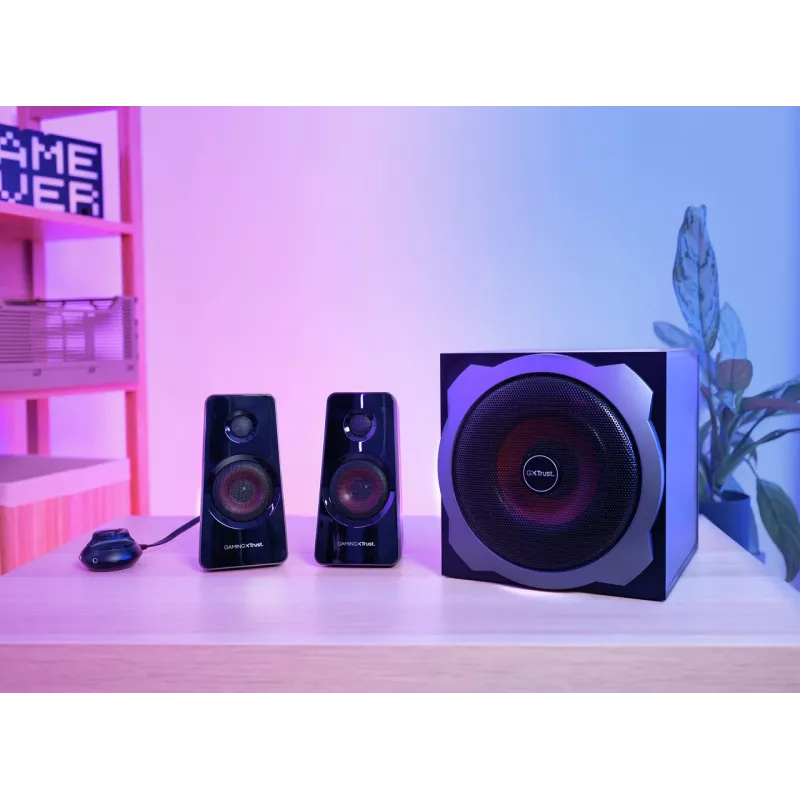 Trust GXT 38 2.1 Juodas Laidinis 60 W Garsiakalbių Rinkinys