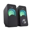 Trust Arys Black Wired 6 W garsiakalbių rinkinys su RGB foniniu apšvietimu