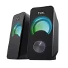 Trust Arys Black Wired 6 W garsiakalbių rinkinys su RGB foniniu apšvietimu