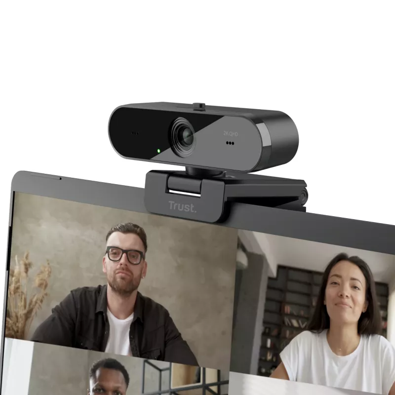 Trust Taxon QHD internetinė kamera 2560 x 1440 pikselių USB 2.0 Juoda