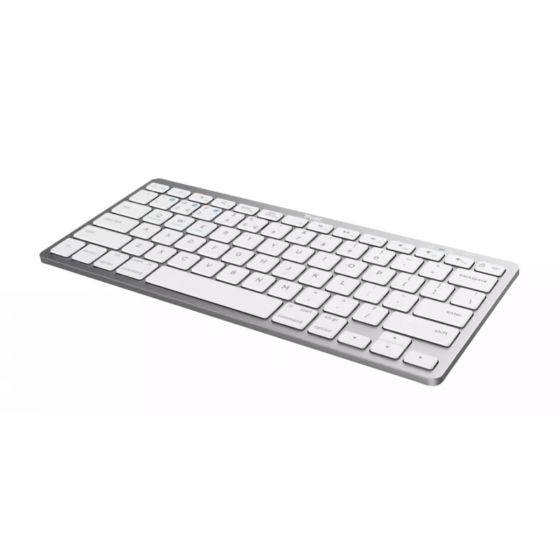 Belaidė Bluetooth klaviatūra Trust 24651, QWERTY, sidabrinė