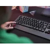 Žaidimų klaviatūra TRUST GXT 836 Evocx USB QWERTY JAV anglų, RGB apšvietimas, riešo atrama, 114 klavišų, 110 % išdėstymas