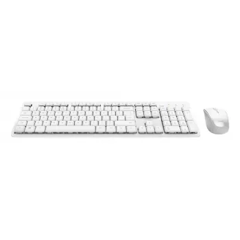 Trust Ody II belaidė klaviatūra ir pelė, RF, QWERTY, balta
