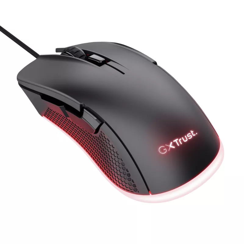 Trust GXT 922 YBAR pelė žaidimams, dešinei rankai, USB Type-A, optinė, 7200 DPI