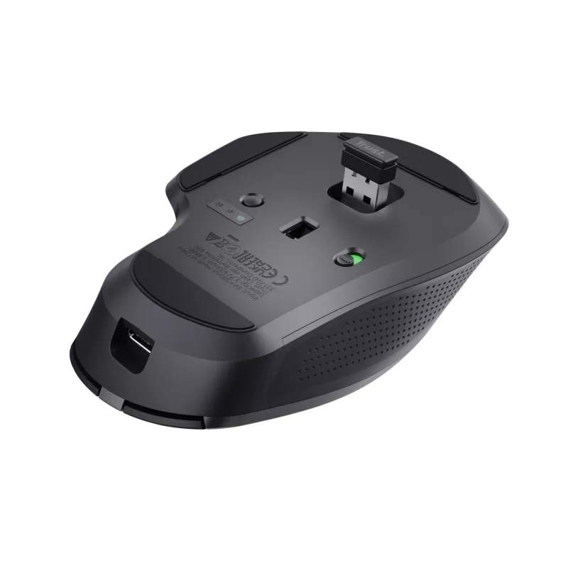 Trust Ozaa+ biuro pelė dešinei rankai RF belaidė + Bluetooth optinė 3200 DPI