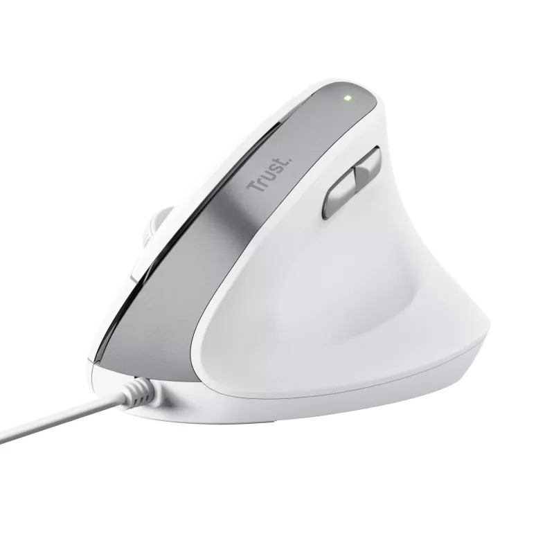 Trust Bayo II vertikali pelė, dešinei rankai, USB Type-A, optinė, 2400 DPI