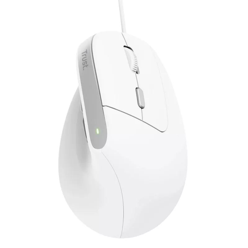 Trust Bayo II vertikali pelė, dešinei rankai, USB Type-A, optinė, 2400 DPI